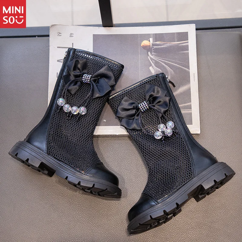 Летние ботинки martin для девочек miniso 2025 - Фотография_2