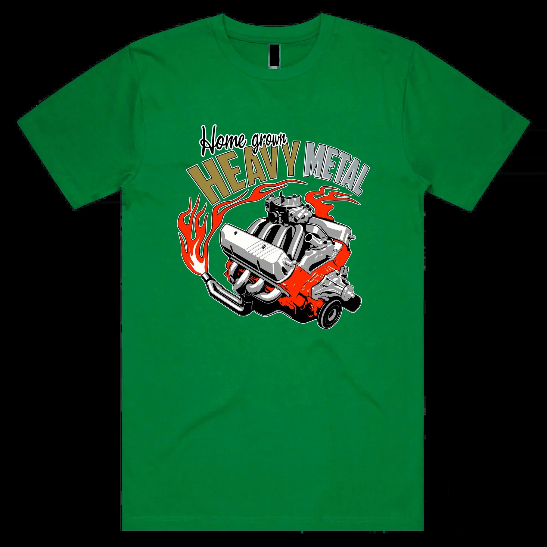 Heavy metal - австралийская футболка с двигателем holden v8 - Фотография_4