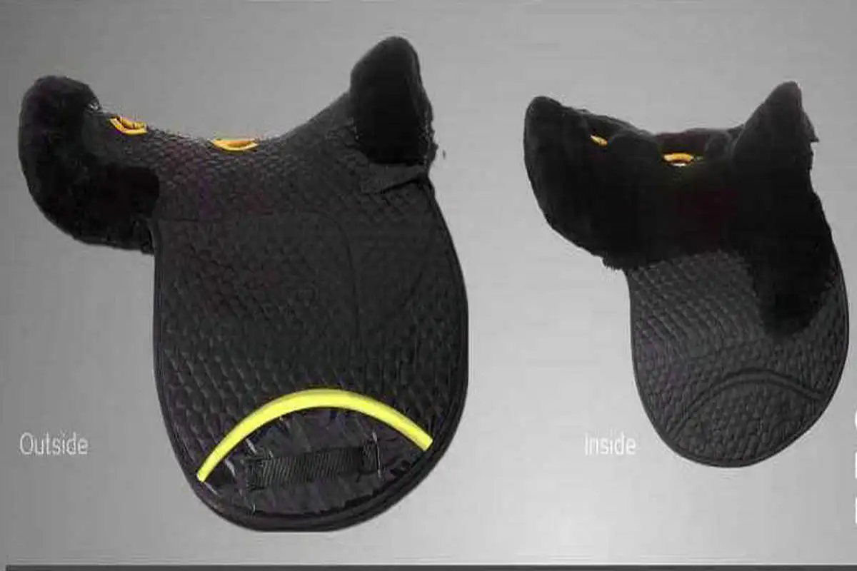 Подушечка для седла для лошади из овечьей шерсти - Фотография_6