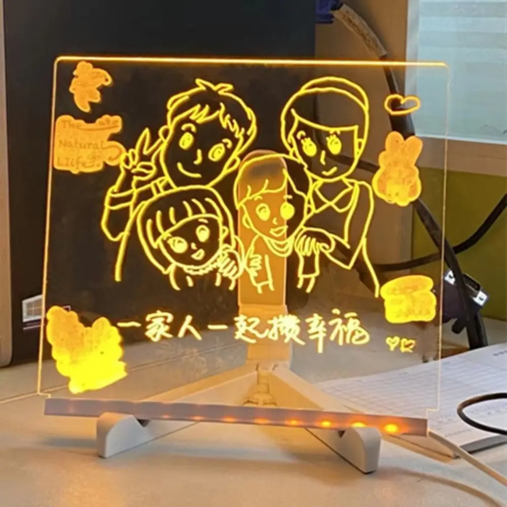 Акриловая красочная светодиодная доска для письма - Фотография_2