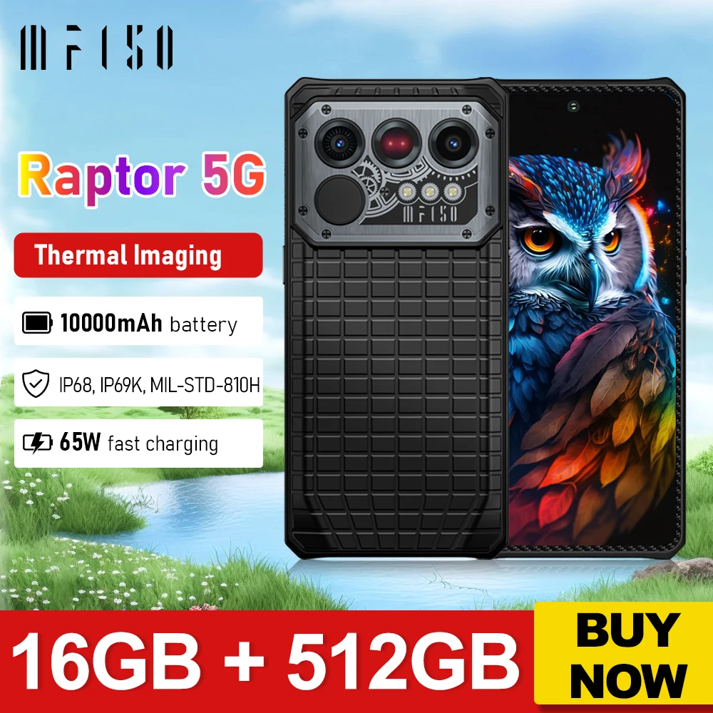 Защищенный телефон iiif150 raptor 5g с дисплеем amoled 6
