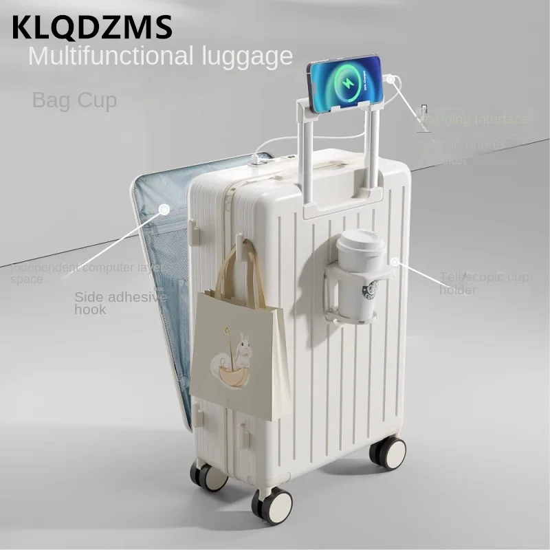 Klqdzms высококачественный чемодан с передним отверстием - Фотография_2