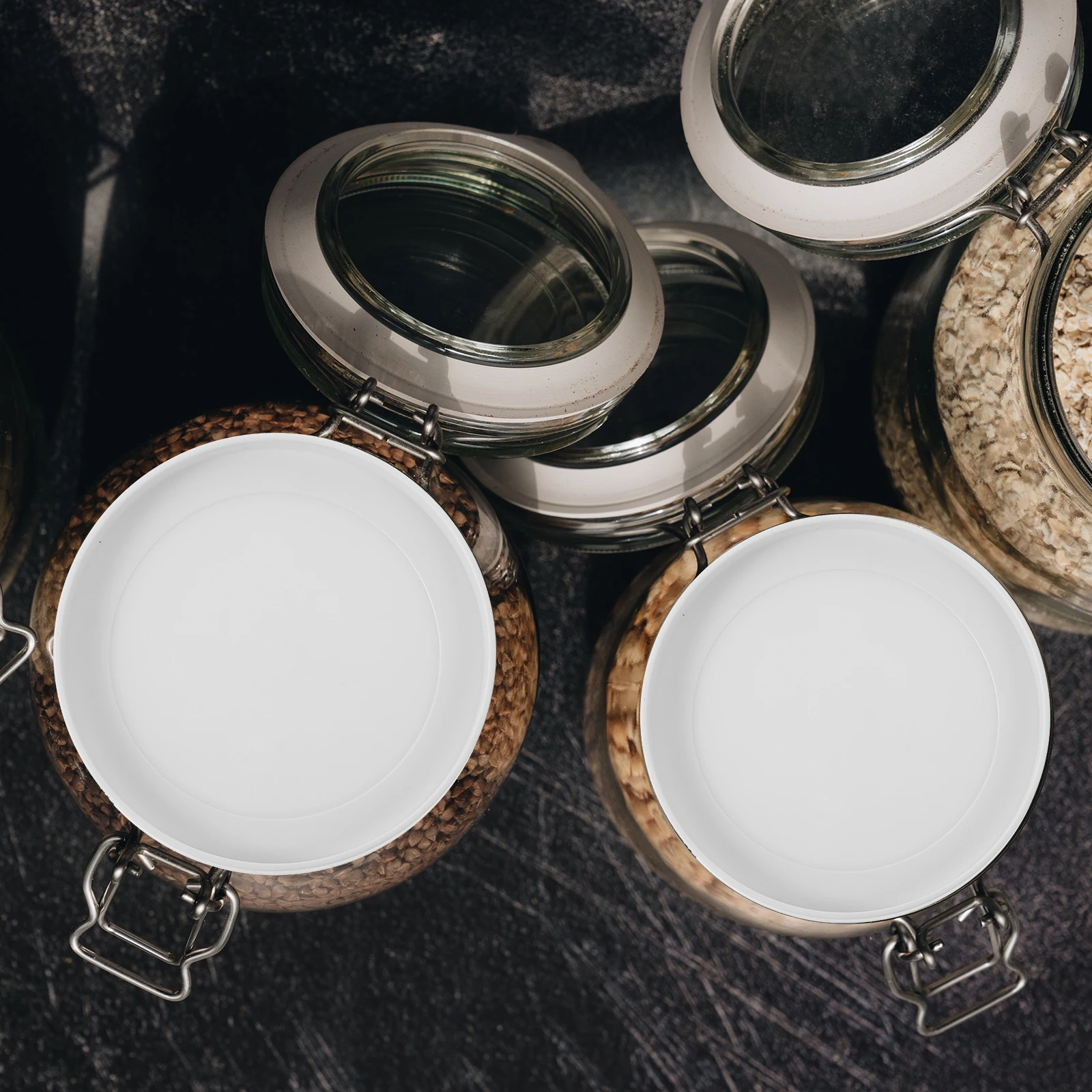 Пластиковые уплотнительные крышки для банок с широким горлышком