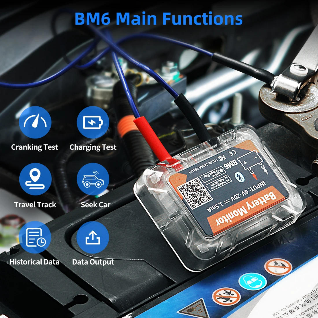 Bm6 беспроводной bluetooth 4 - Фотография_3