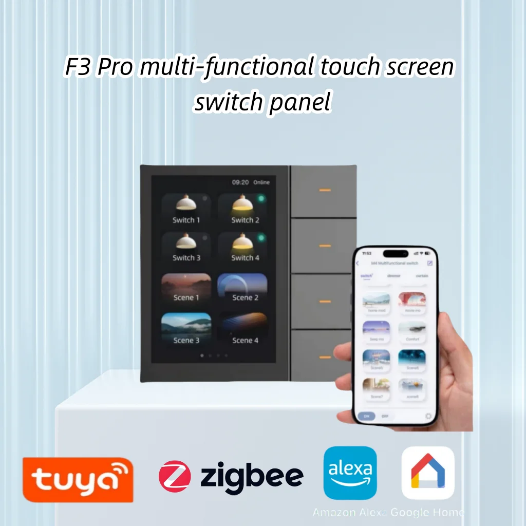 Настенный выключатель f3pro tuya smart zigbee