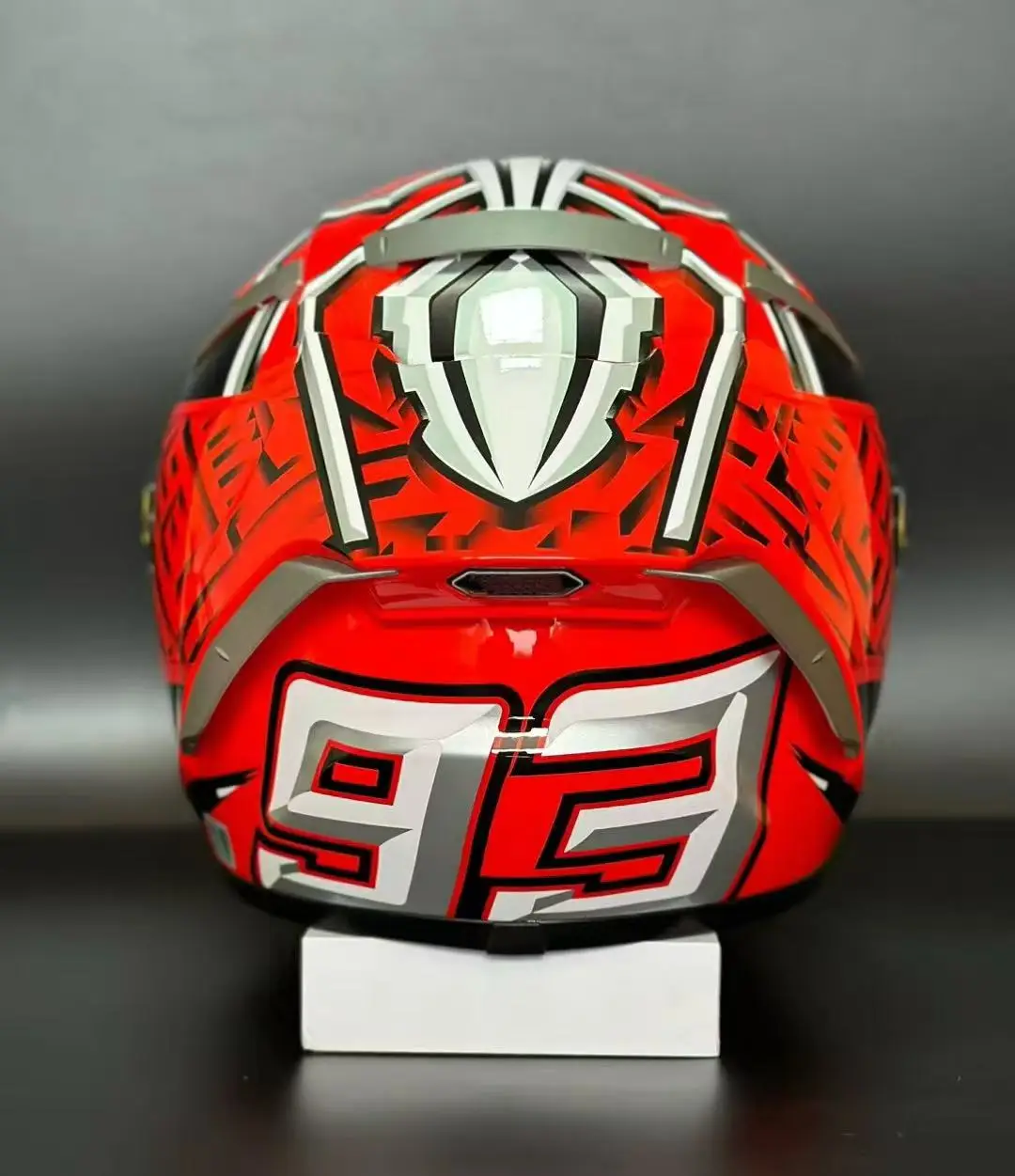 Полнолицевой мотоциклетный шлем x-14 x14 red - Фотография_4