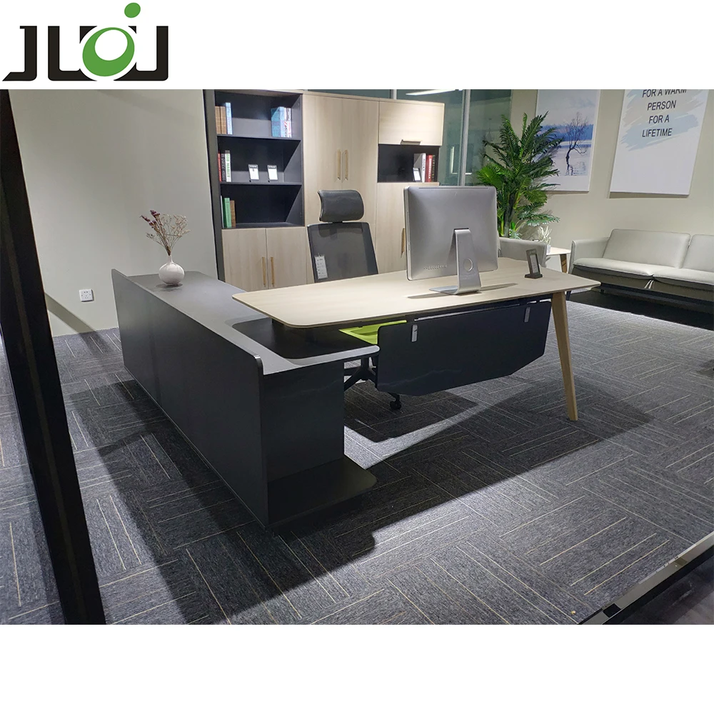 Рабочий стол современный l-образный - Фотография_3