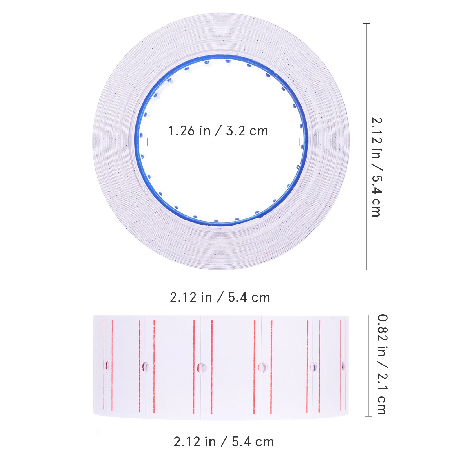 10 рулонов самоклеящихся наклеек с ценниками - Фотография_5
