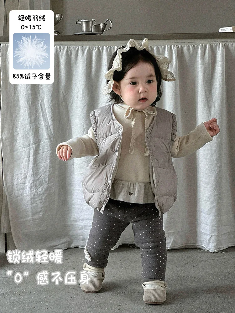 Легкий пуховик на осень-зиму для младенцев для девочек - Фотография_2