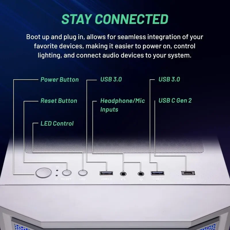 Настольный компьютер skytech archangel gaming pc - Фотография_5