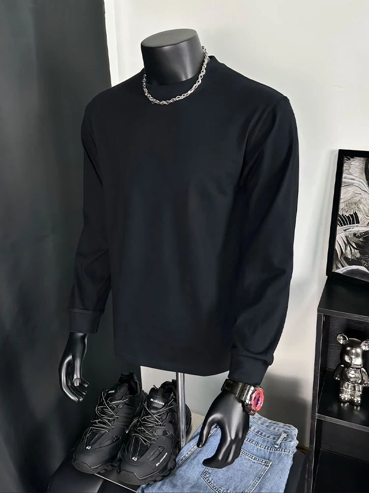 Мужская футболка с длинным рукавом из 100% хлопка - Фотография_3