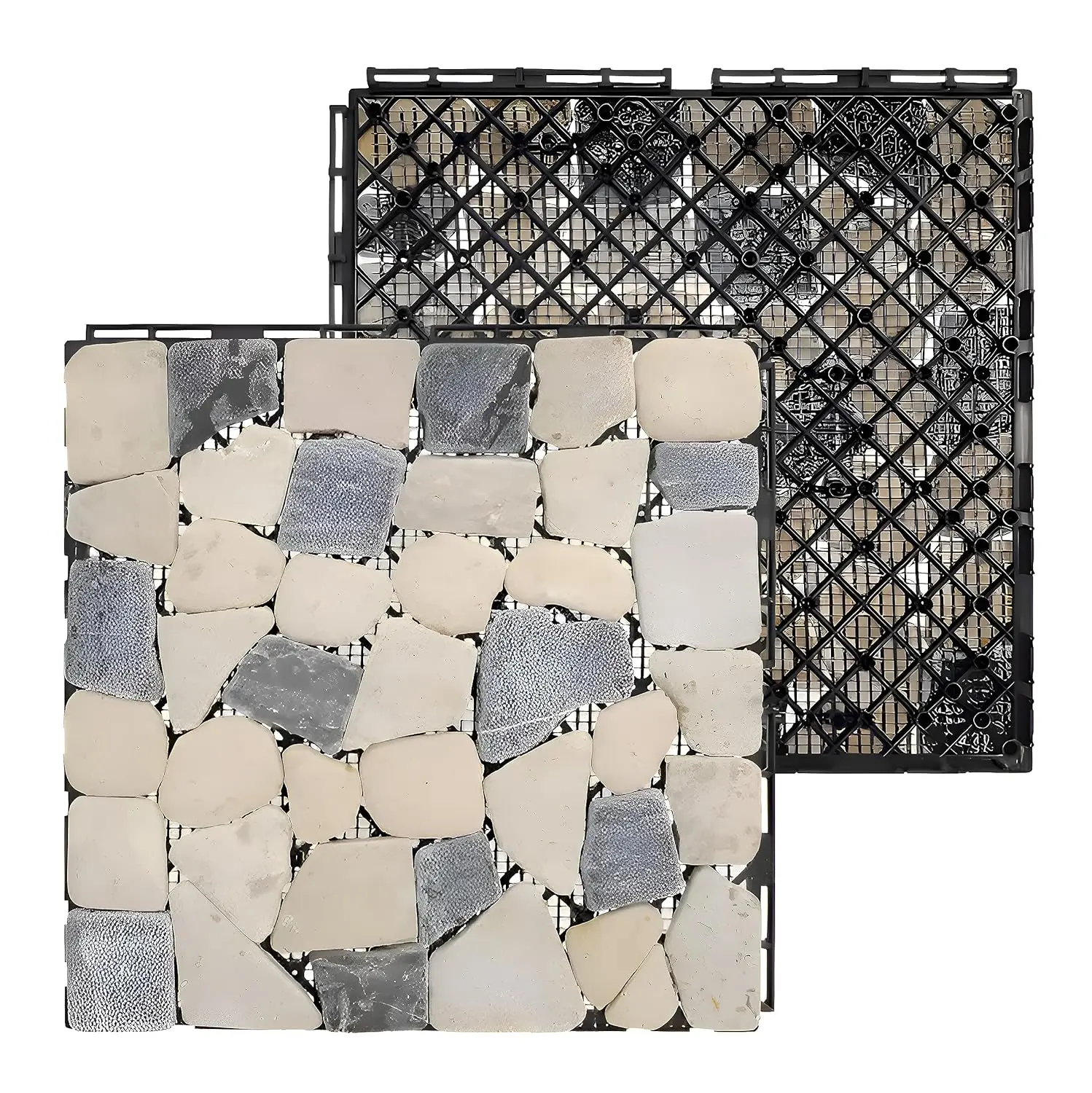 Interlocking pabble stone tiles/garden - Фотография_4
