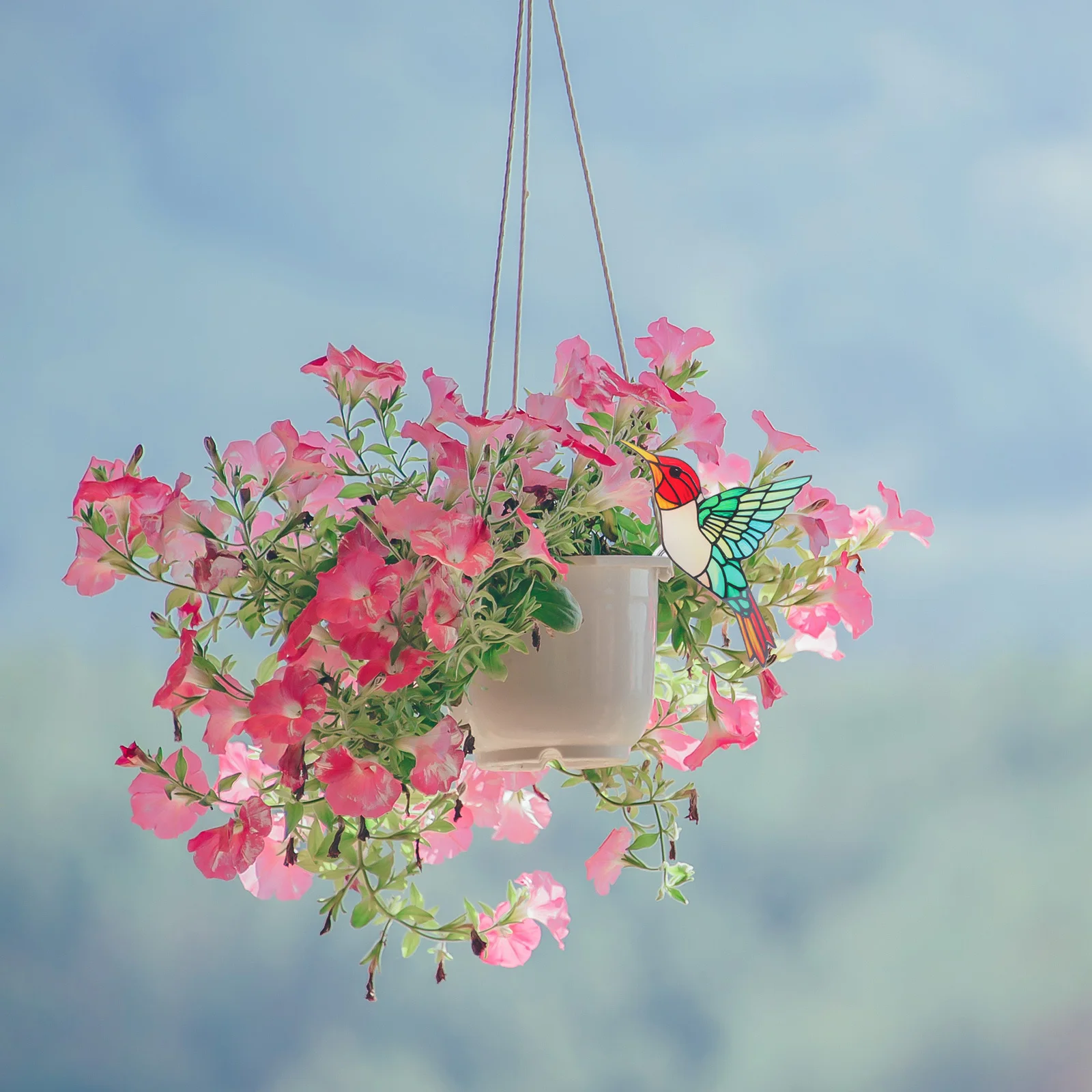 Фигурки цветочного горшка колибри