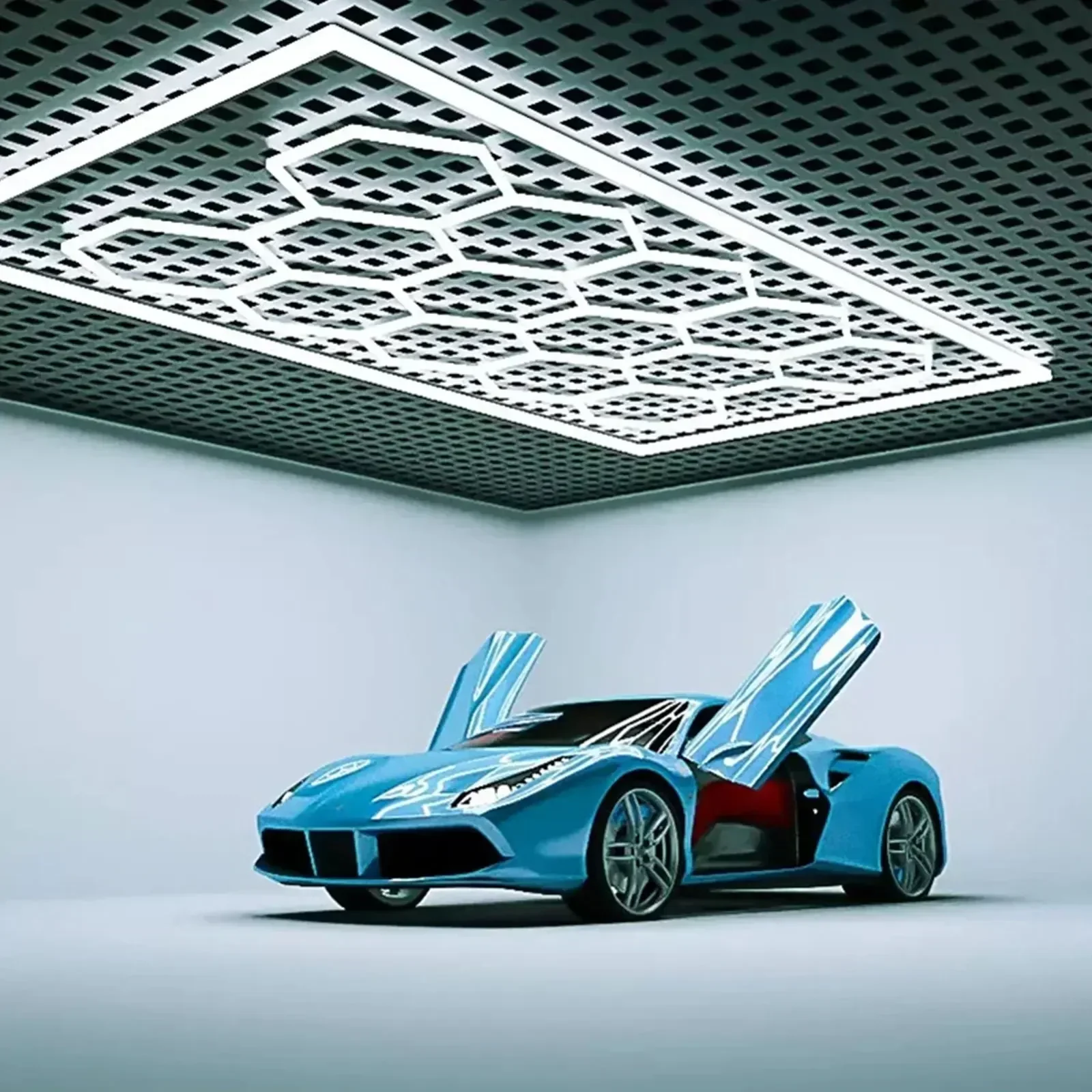 Светодиодный сотовый светильник для гаража