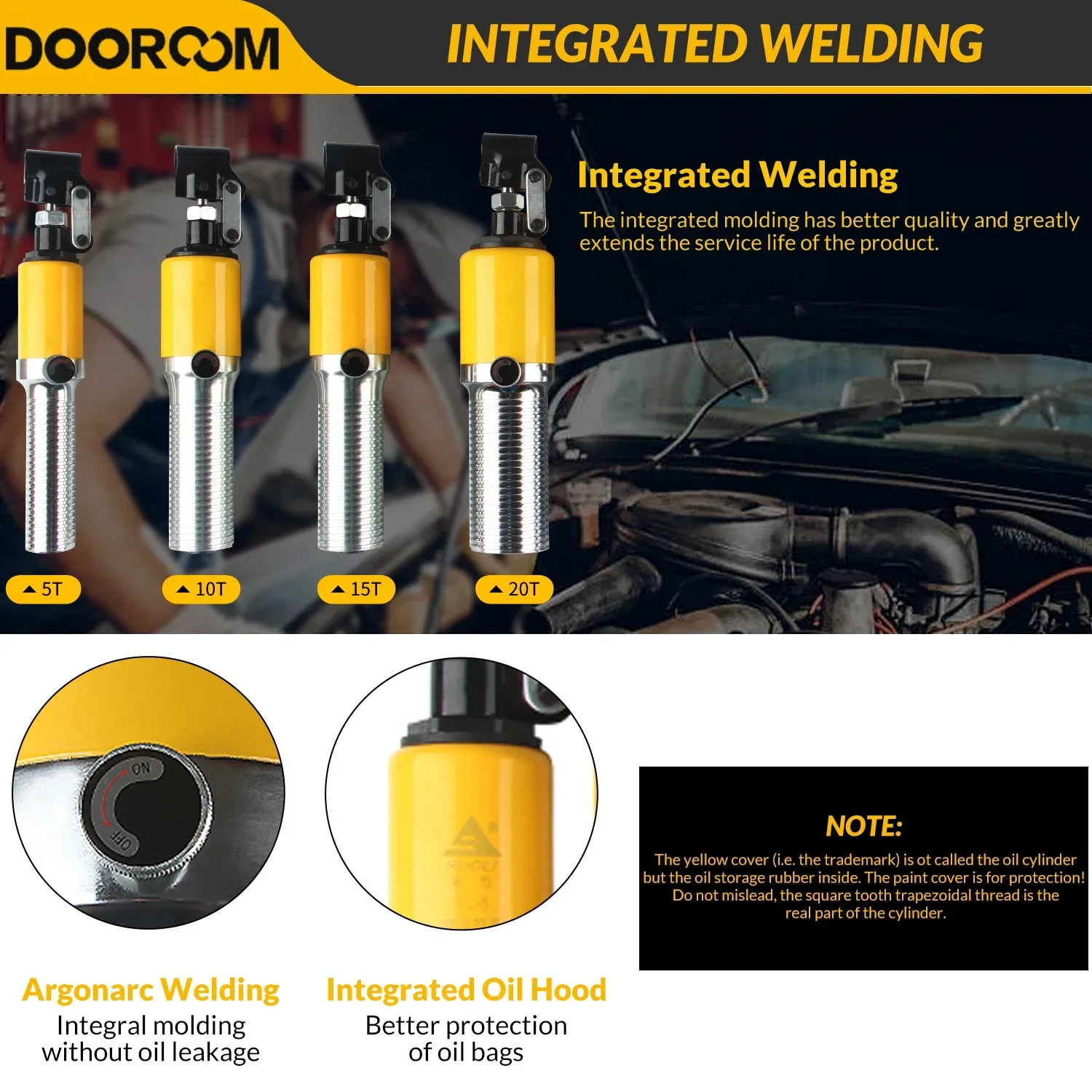 Dooroom 5-тонный гидравлический съемник шестерен minitype - Фотография_4