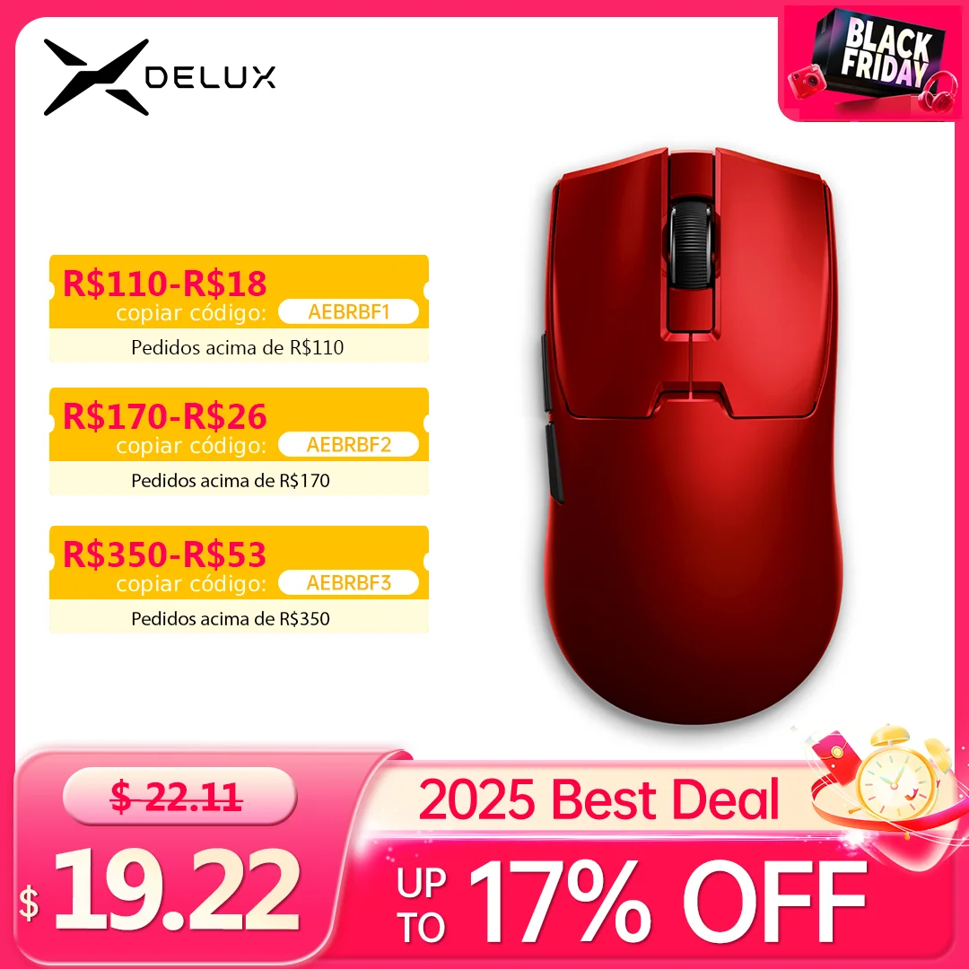 Беспроводная игровая мышь delux m800mini