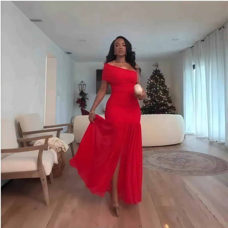 Женское длинное платье элегантное