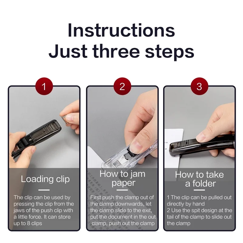 Степлер с металлическим зажимом - Фотография_5