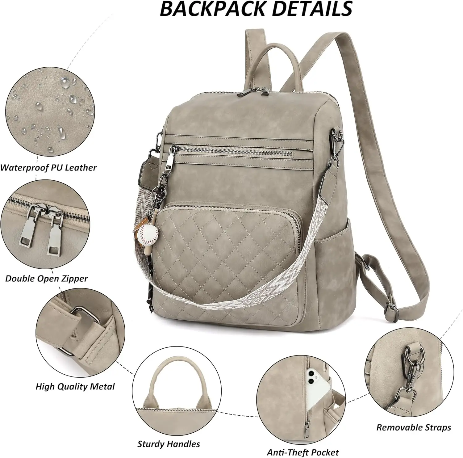 Tantomi рюкзак-кошелек для женщин - Фотография_5