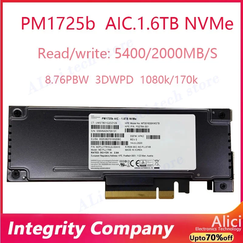 Оригинальный новый твердотельный накопитель для samsung pm1725/1735 1