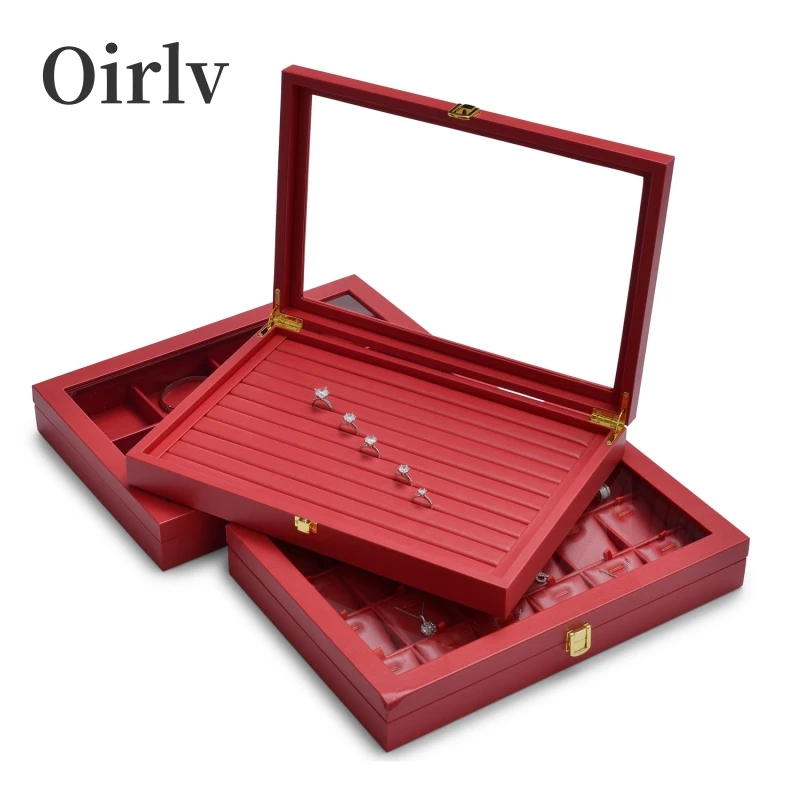 Oirlv большой ящик для хранения ювелирных изделий