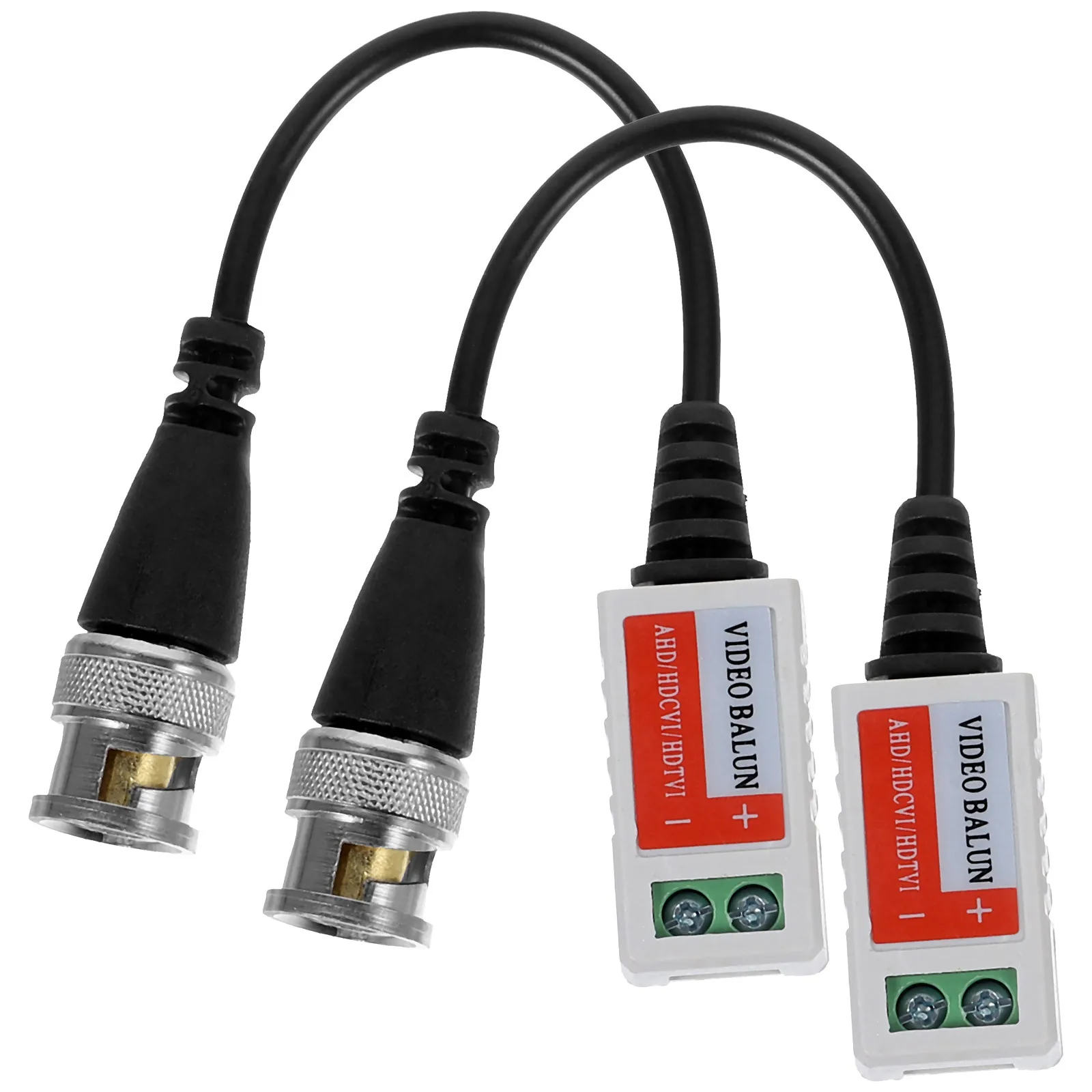 Пара черных пассивных видеокабелей приемопередатчика - Фотография_2