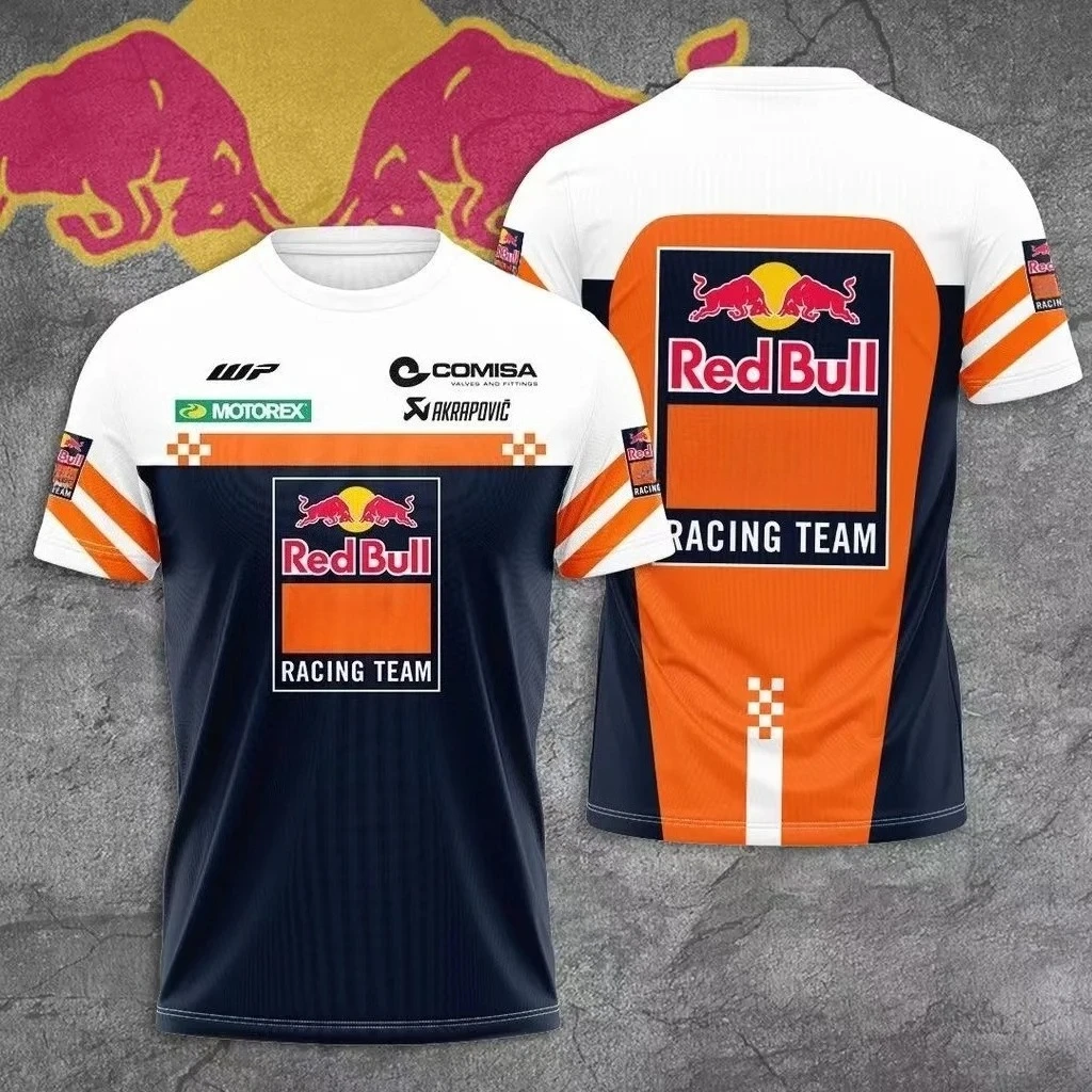 Футболка red bull для гонок на мотоциклах - Фотография_3