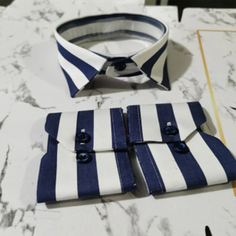 Белая рубашка с искусственным воротником - Фотография_6