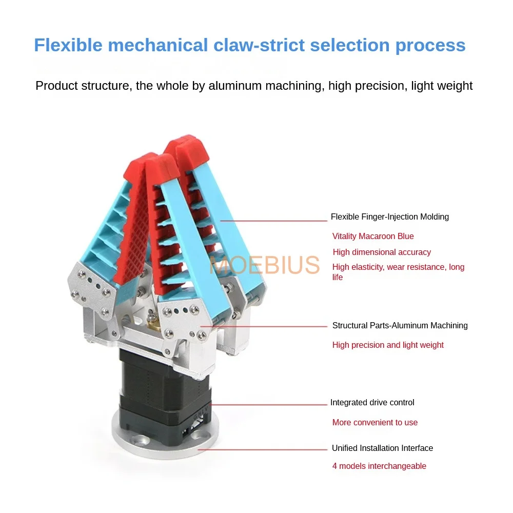 Новейший гибкий робот-коготь с большой нагрузкой 2 кг - Фотография_2