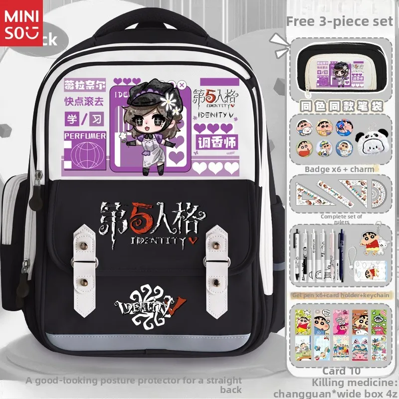 Miniso identity v рюкзак гейши |   охотница красная бабочка - Фотография_2