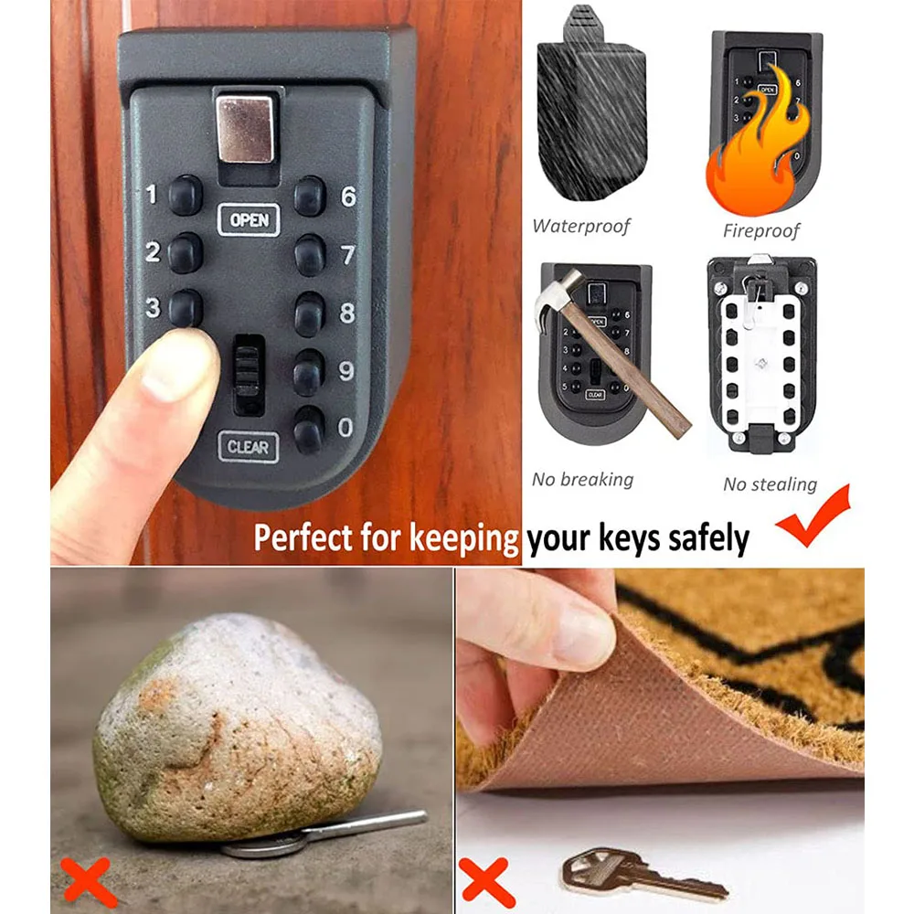 Коробка для ключей настенная водонепроницаемая - Фотография_6