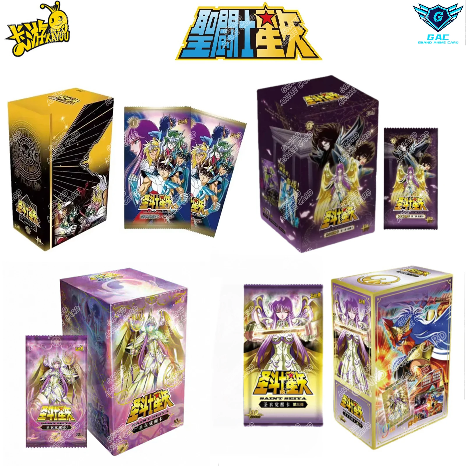 Новая коробка для карт kayou saint seiya vol.4 с тканевым пробуждением