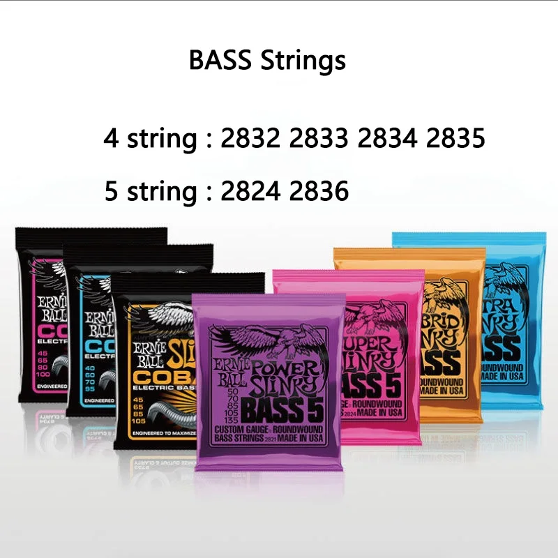 Басовые струны ernie ball 2833 45-105