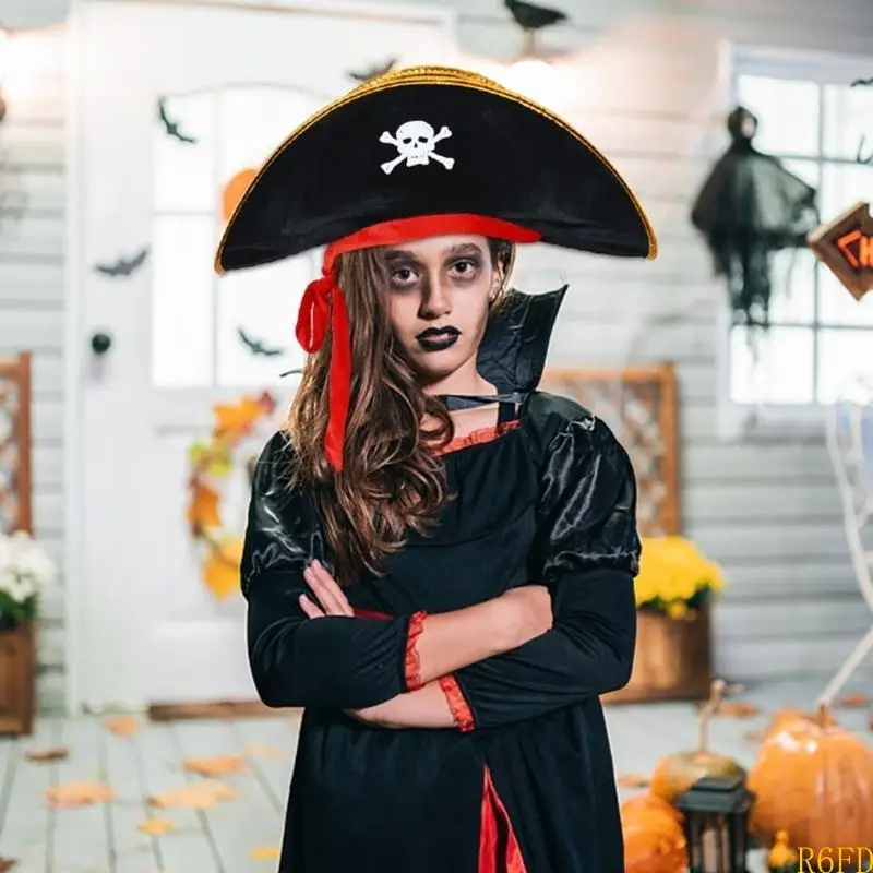 R6fd tricorn hats halloween accessessy - Фотография_3