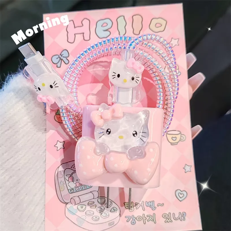 Новый чехол для зарядного устройства hello kitty - Фотография_5