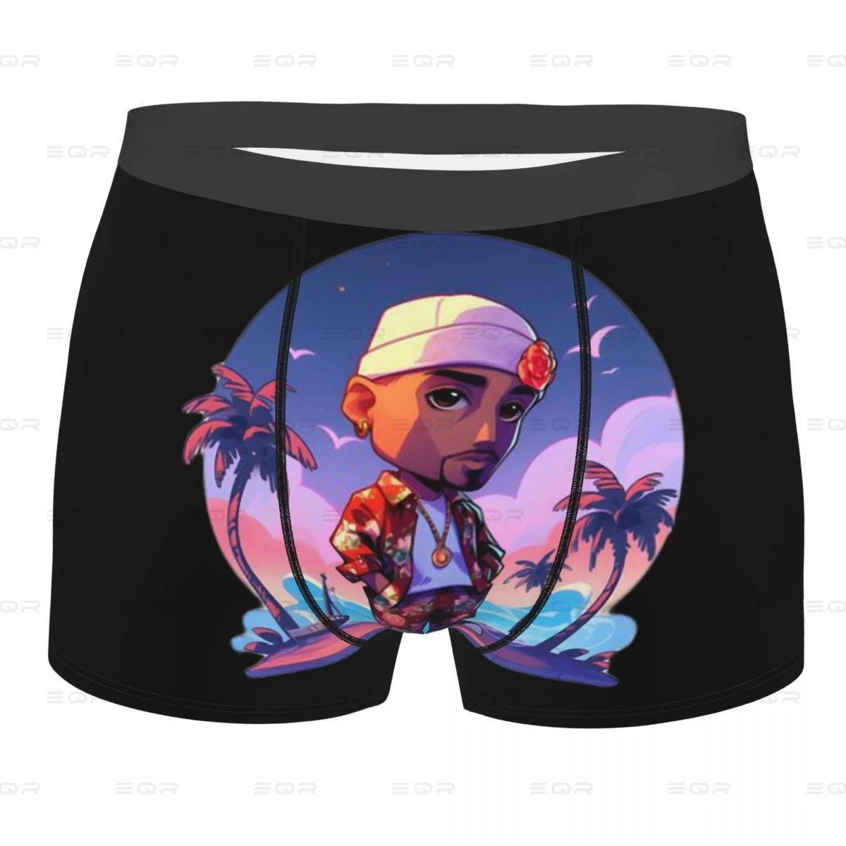 Трусы мужские rapper tupac
