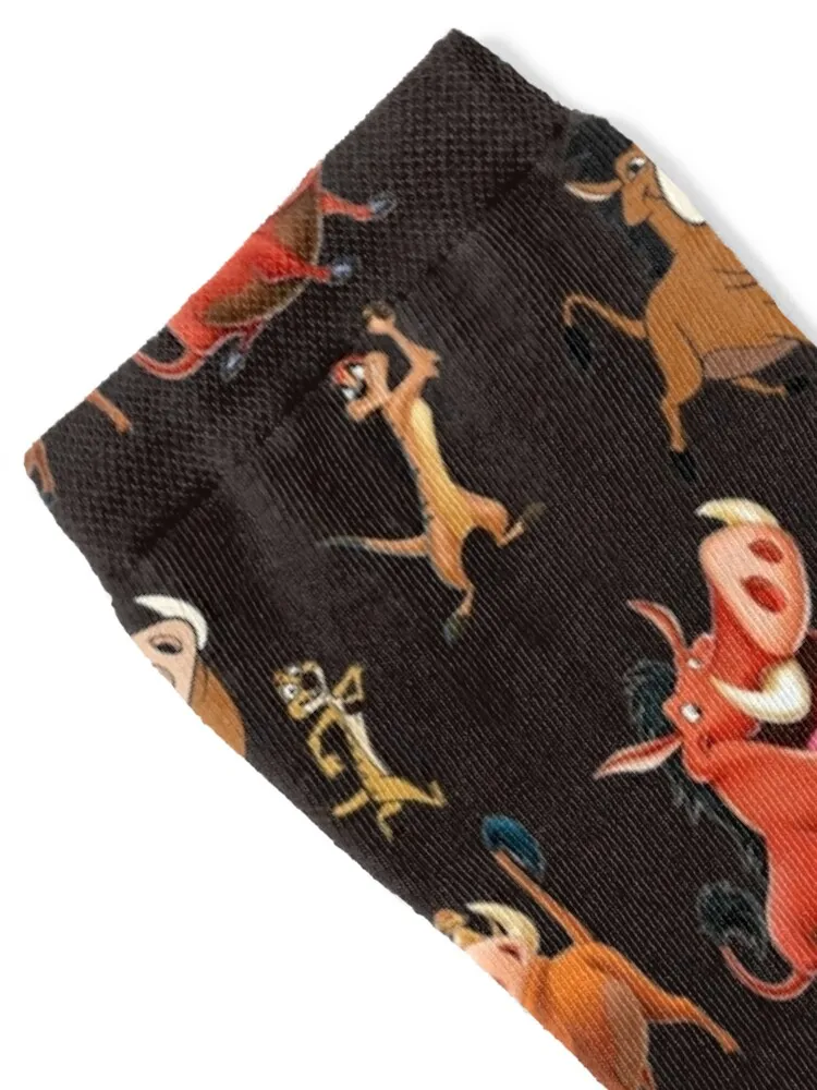 Носки pumba and timon в стиле хип-хоп - Фотография_2