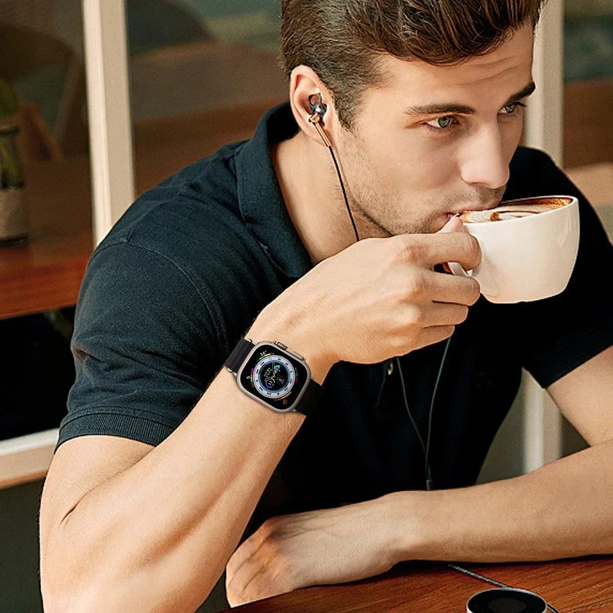 Силиконовый ремешок ocean для apple watch - Фотография_5