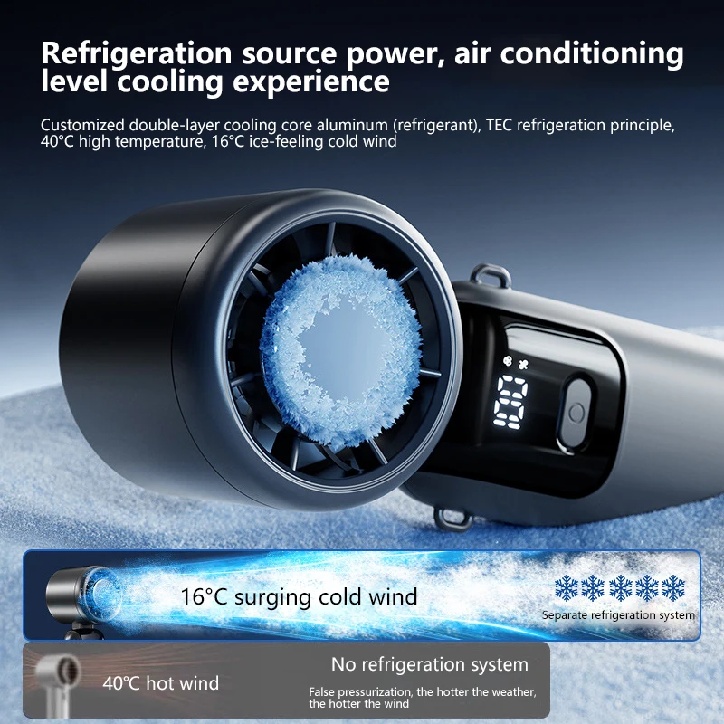 Ручной вентилятор xiaomi ice compress - Фотография_4