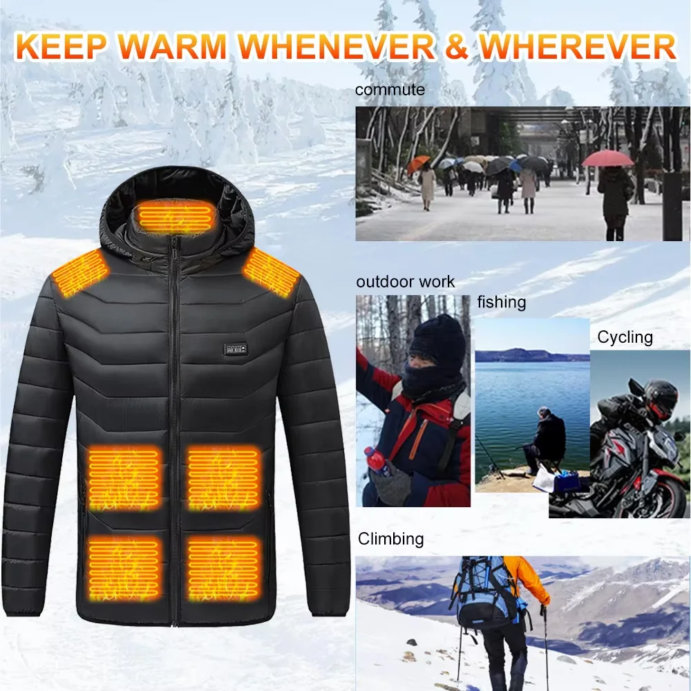 Унисекс куртка с электрическим подогревом - Фотография_3