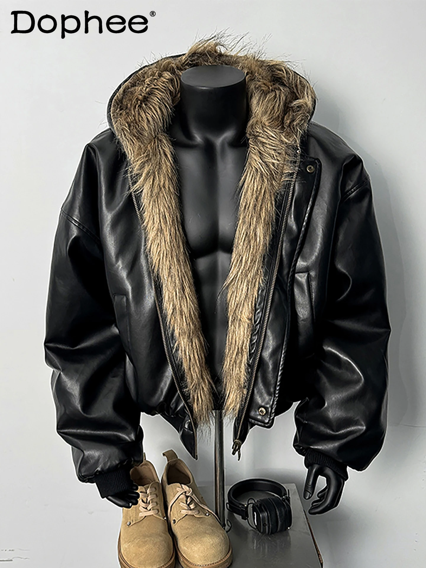 Новая двусторонняя дубленка