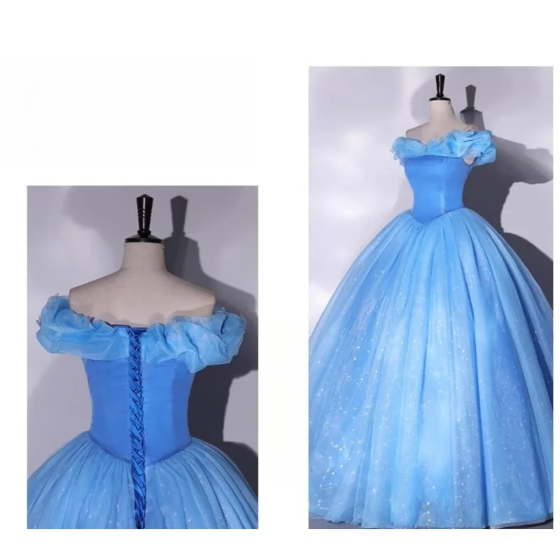 Бальное платье с открытыми плечами - Фотография_4