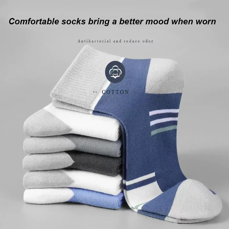 6pairs men socks breathable cotton - Фотография_2