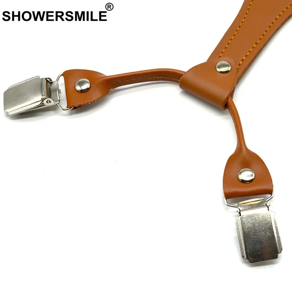 Showersmile, подтяжки в красно-белую полоску - Фотография_5