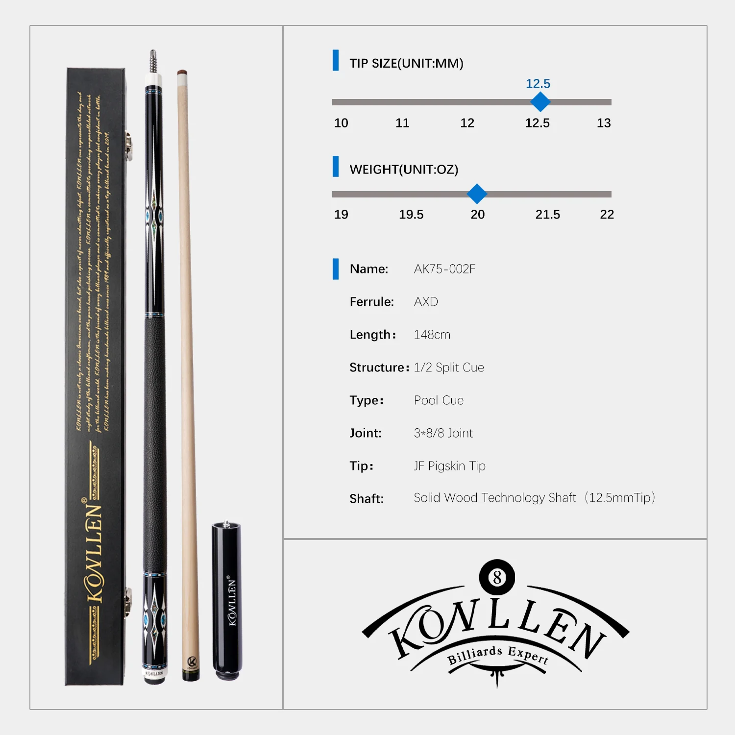 Konllen ak75-002 ручная инкрустация для бильярда с технологией древесины - Фотография_2
