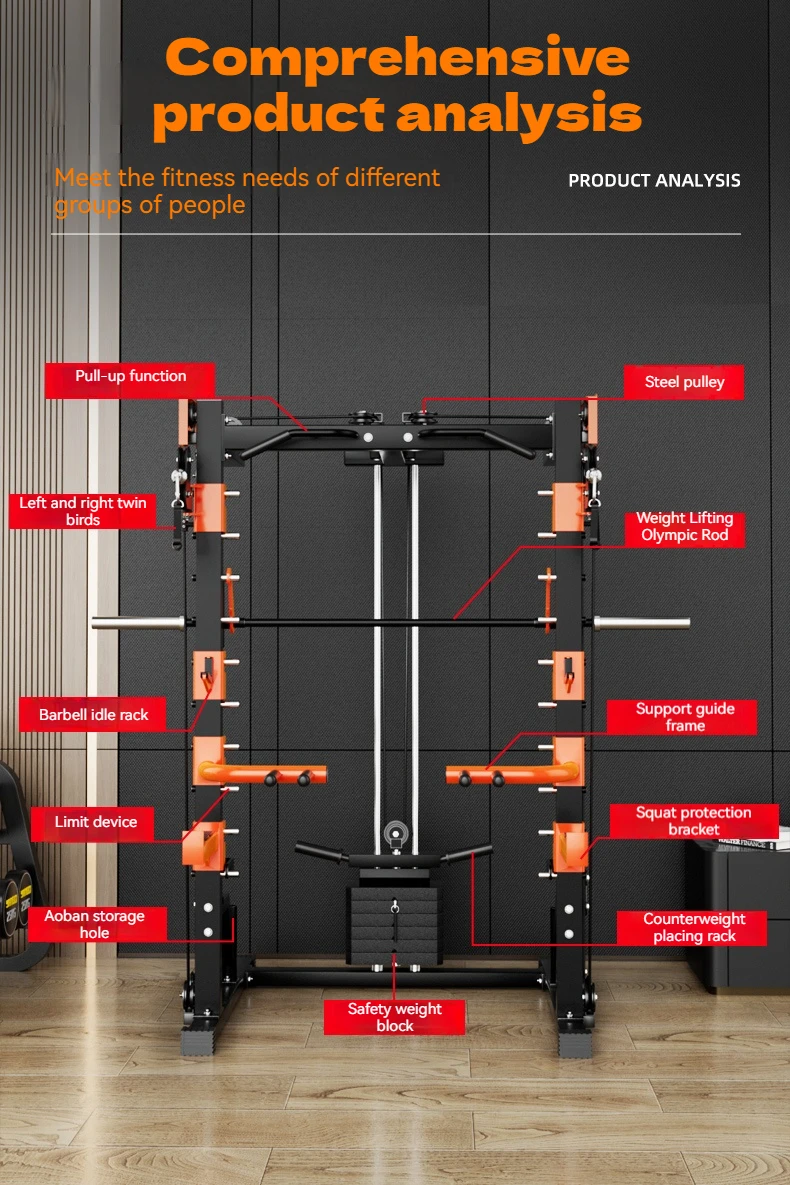 Комплексный тренажер smith machine - Фотография_6