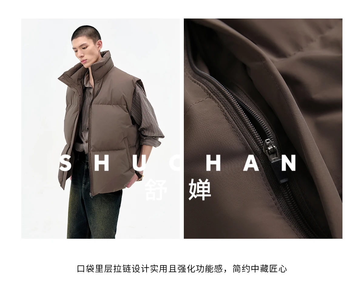 Жилет на белом утином пуху 90 - Фотография_5