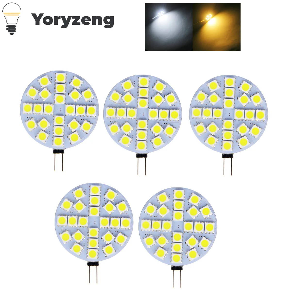 Мини g4 светодиодные лампы постоянного тока 12 в 5050 smd 1 - Фотография_6