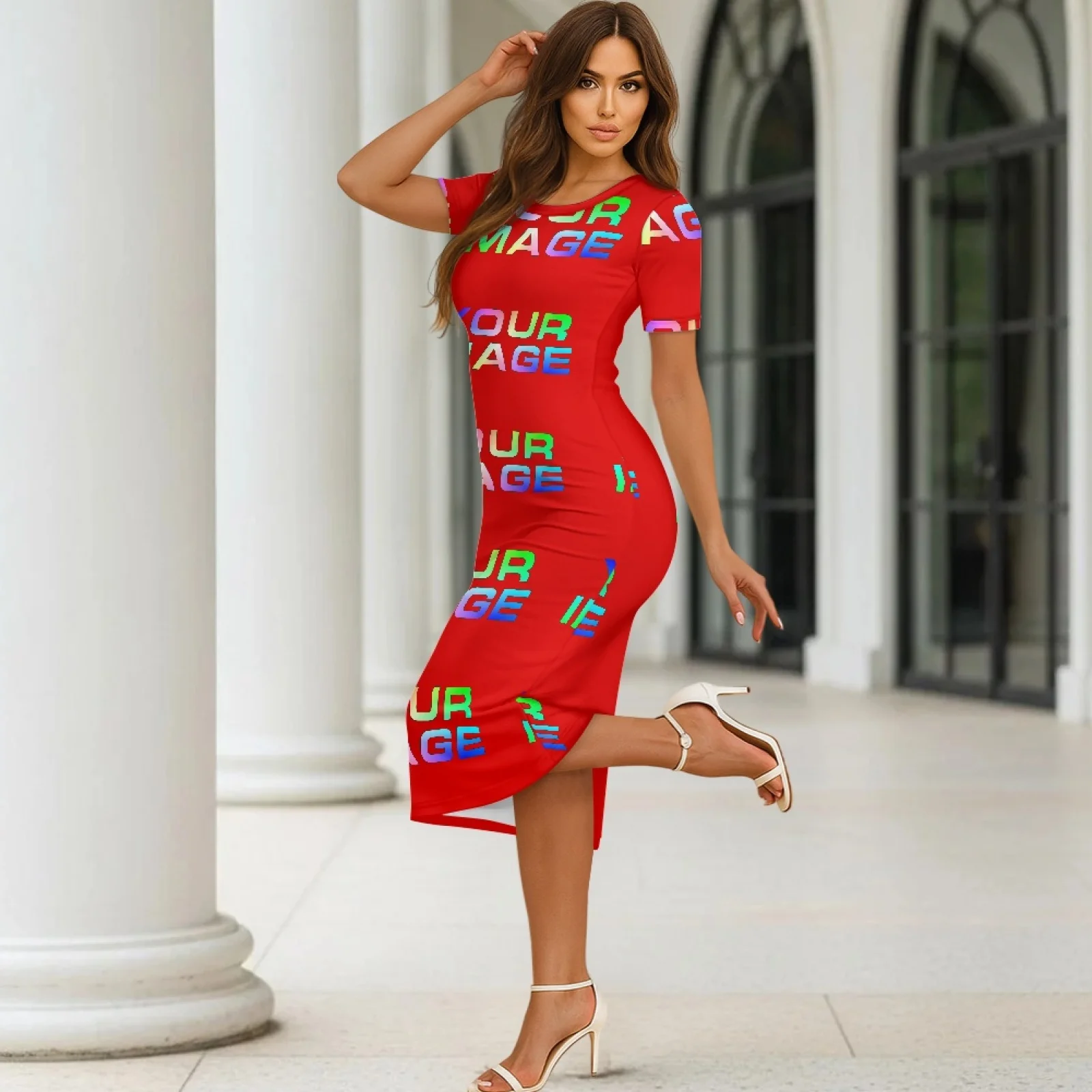 Платье на заказ с принтом по запросу - Фотография_5