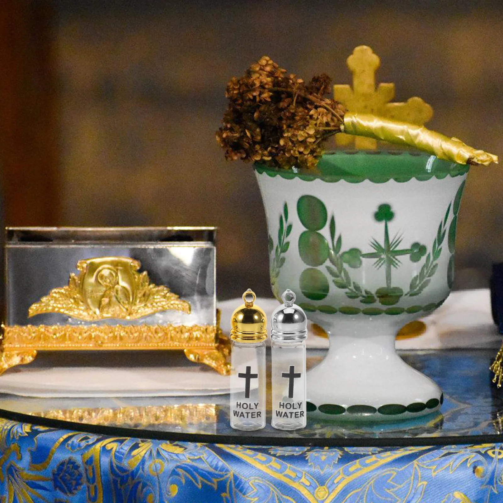 Маленькие стеклянные бутылки для - Фотография_5